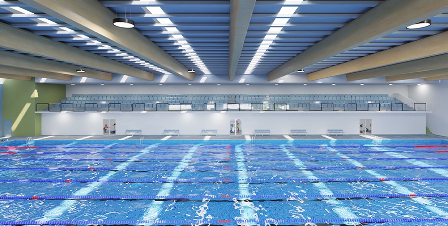 Juan Manuel Navarro inicia construcción de la primera alberca olímpica en Soledad