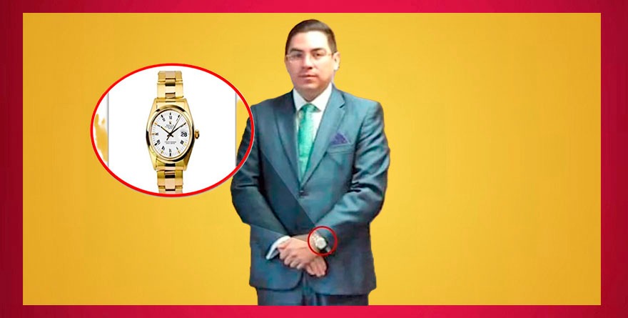 Investiga robo de combustible; gasta  8 MDP en 5 relojes