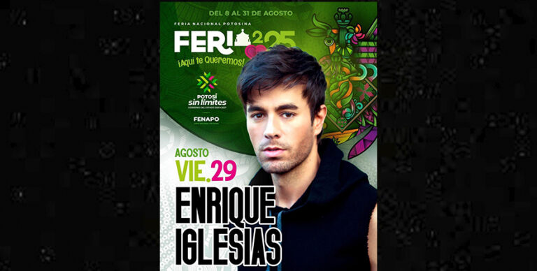 ¡CONFIRMADO! ENRIQUE IGLESIAS EN LA FENAPO 2025