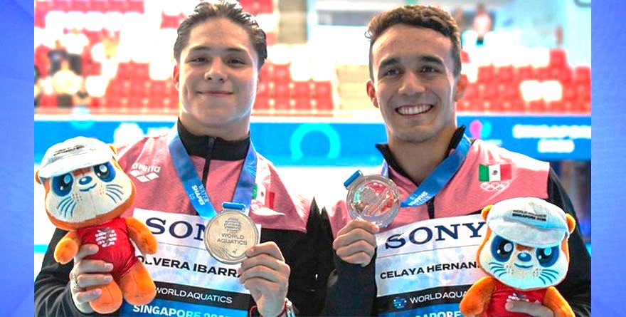 Osmar Olvera logra su segunda plata en el Mundial de Singapur 2025