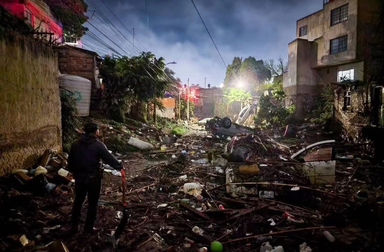 Lluvias dejan más de 2 mil personas afectadas en SLP 