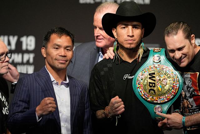 Regresa Pacquiao al ring; reta al mexicano Mario Barrios