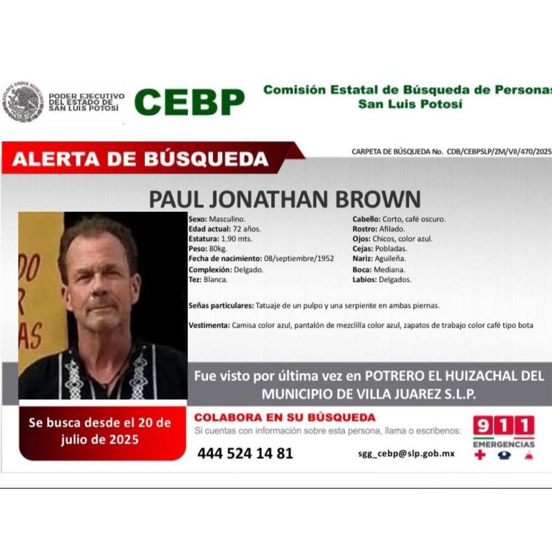 Buscan a Paul, el rescatista animal de Ciudad Valles