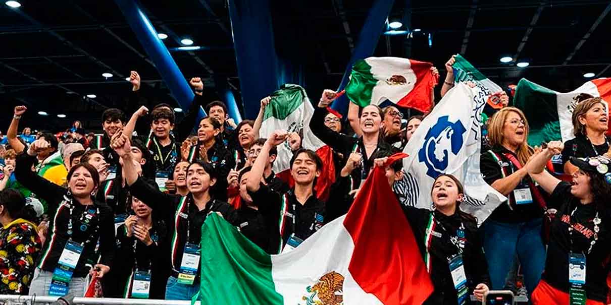 Potosinos se coronan bicampeones en Robótica en Japón