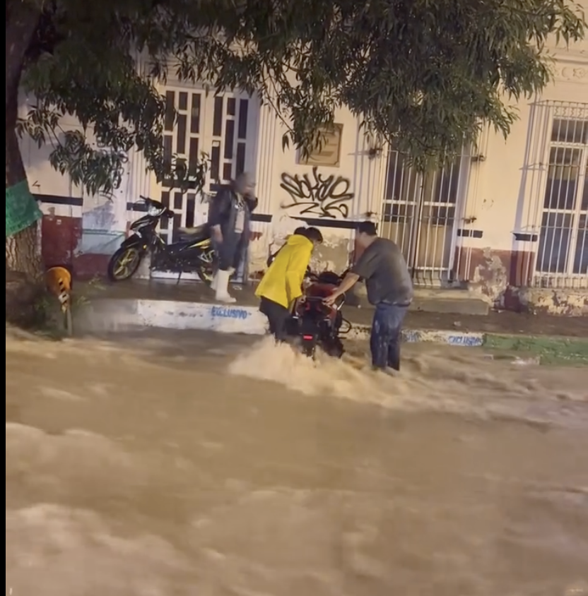 Lluvias provocan caos  en SLP