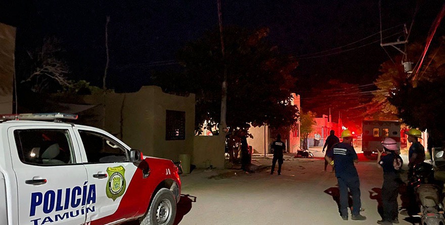 Hombre intenta provocar explosión en su casa en Tamuin