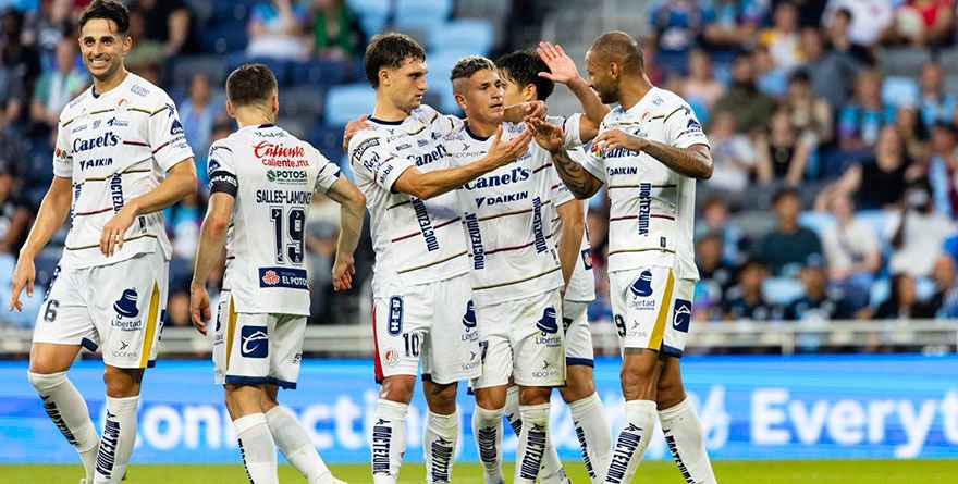 Atlético San Luis, sorprende al ganar 2 a 0 a Minnesota