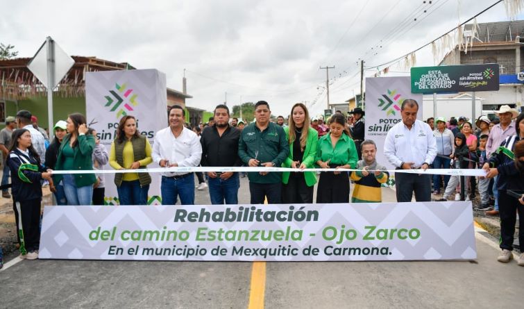 Rehabilitan ruta de circuito a Mexquitic