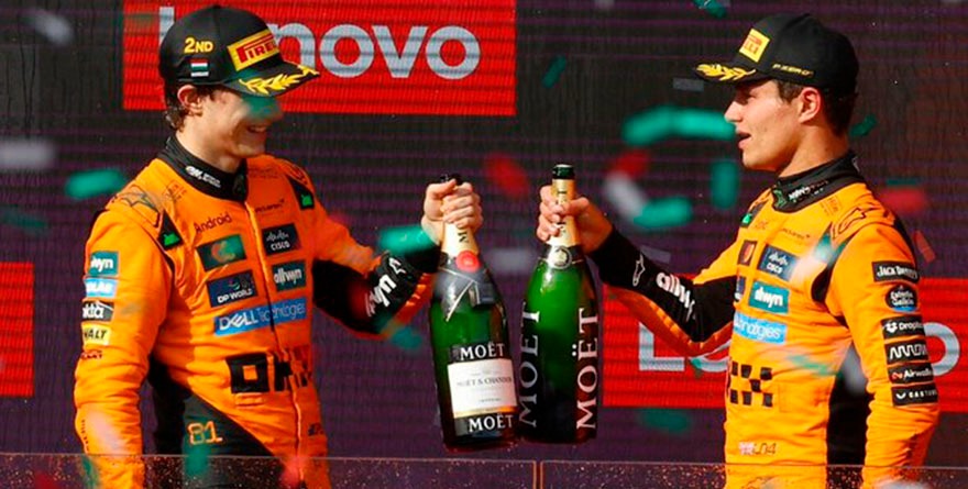 Lando Norris triunfa en el GP de Hungría