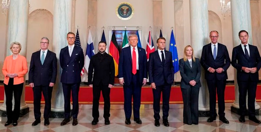Gestiona Trump cumbre Zelensky-Putin