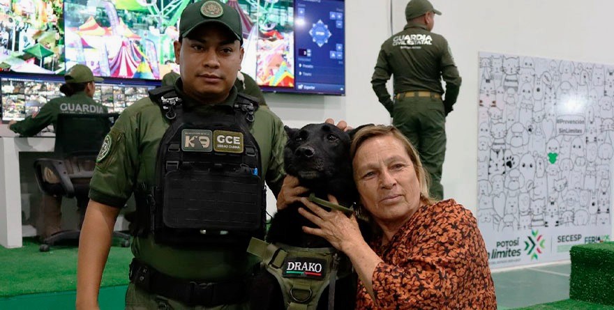 Seguridad con estilo en FENAPO 2025: juegos, K9 y defensa personal