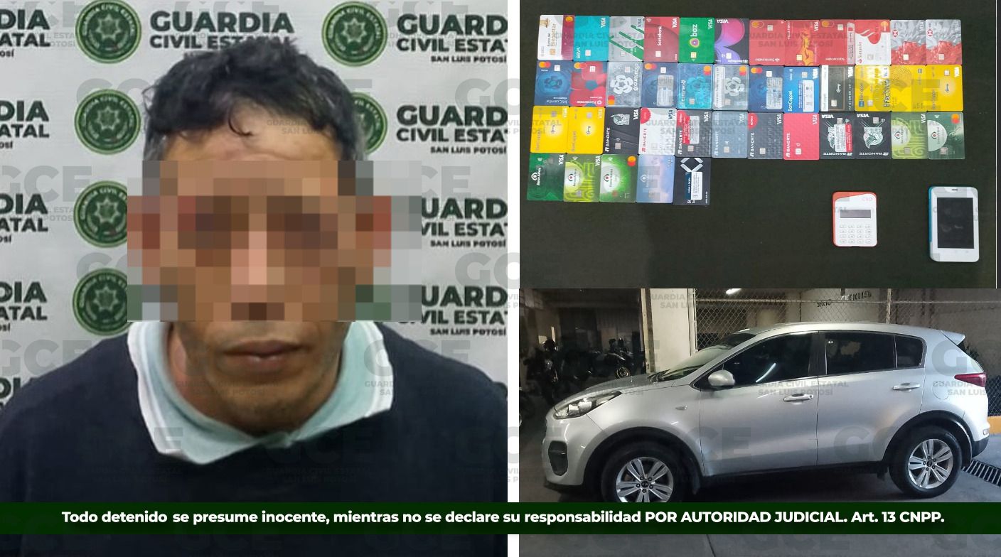 ‘Cazaba’ cajeros…  lo pescan en El Rosedal