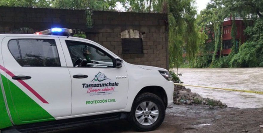 Amenaza desborde del río Moctezuma