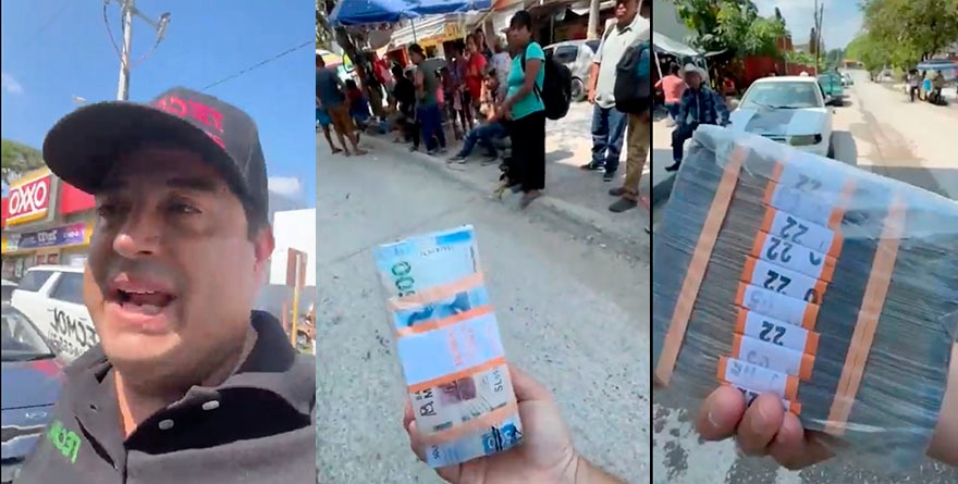 Tecmol carga fajos de billetes para ‘pagar la luz’ del hospital