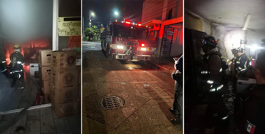 Bomberos apagan el fuego y salvan a ‘Muñeca’