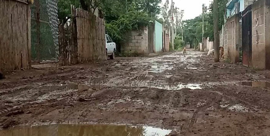 Vecinos de Puestecitos ya tronaron; piden obra para su calle