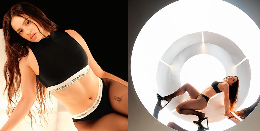 Rosalía luce su ropa interior