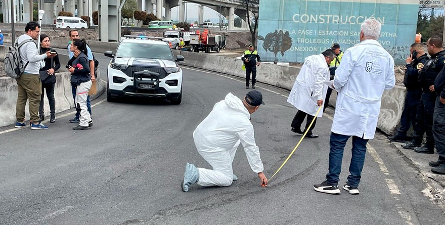 Causó choque fuga; descartan un bache