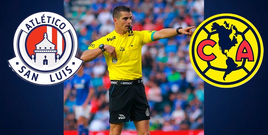 Polémica designación arbitral para A. San Luis vs América  
