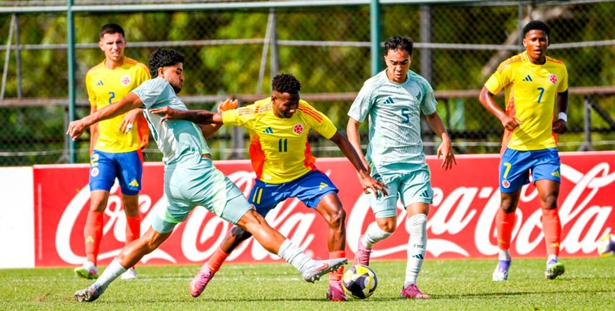 Cae Selección Sub 20 ante Colombia