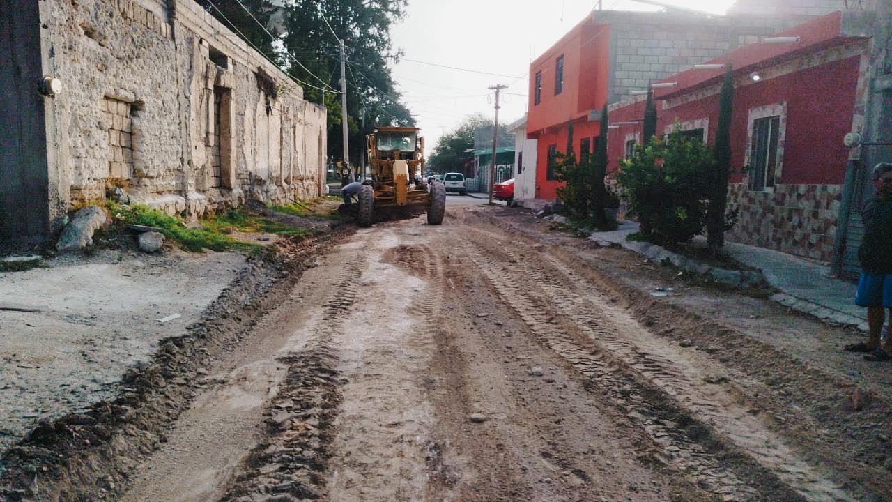Cedral por fin pavimenta la Nezahualcóyotl