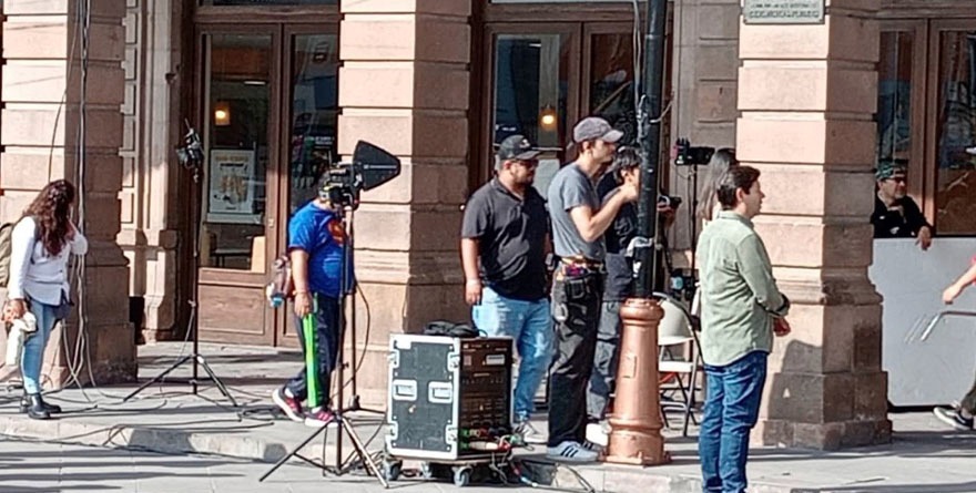 Convierten centro de SLP en set de grabación