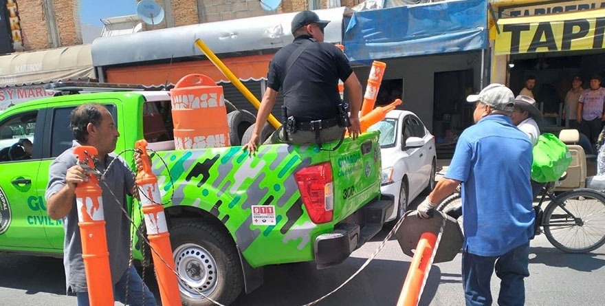 Aplican la “Barredora” en calles en Soledad