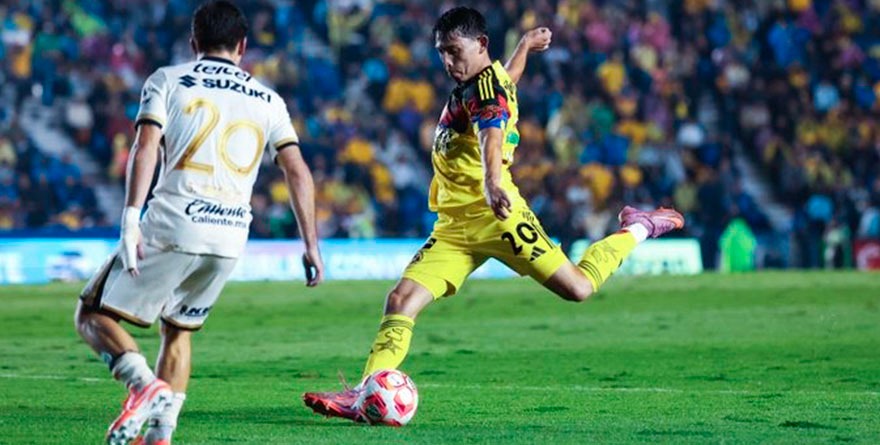 Supera América resbalón y golea a los Pumas