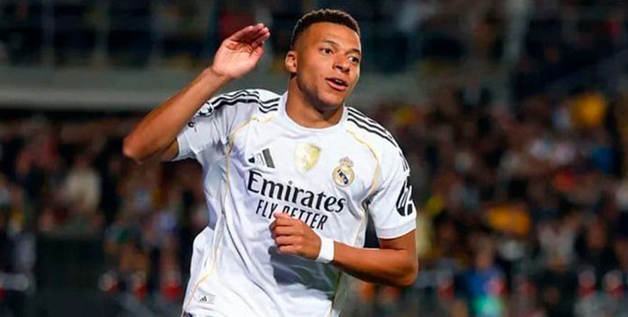 Con Triplete de Mbappé Real Madrid golea 5 A 0