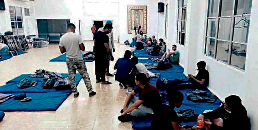 VACÍA TRUMP ALBERGUES DE MIGRANTES