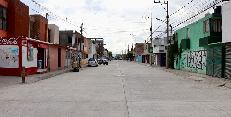 Avanza rehablitación de la calle 70 en Villa de Pozos