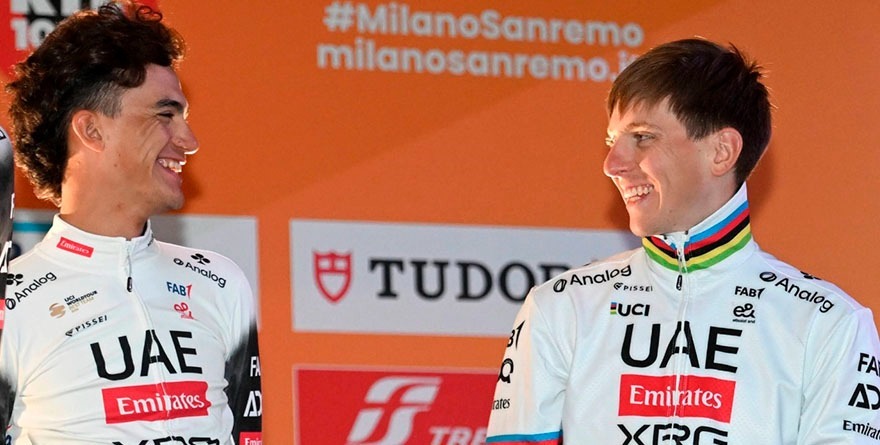 Pogacar y Del Toro unen fuerzas