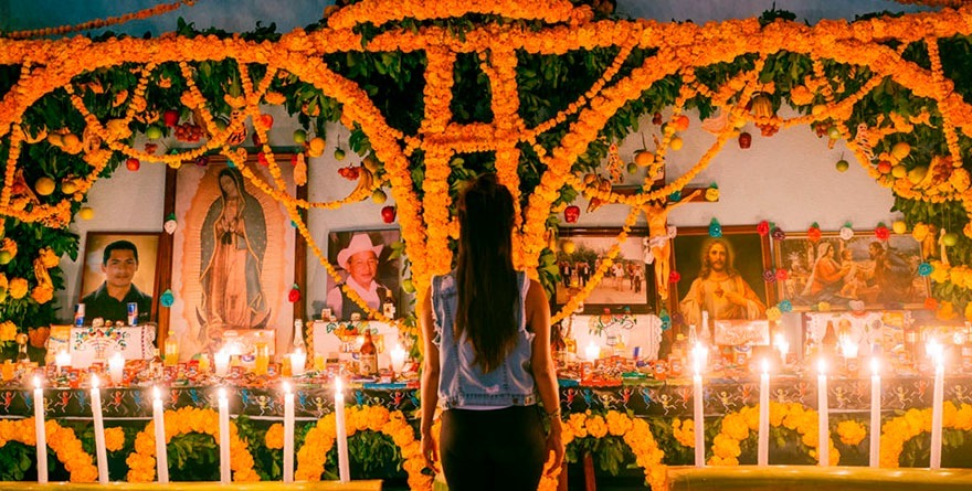 Venado se viste de cempasúchil