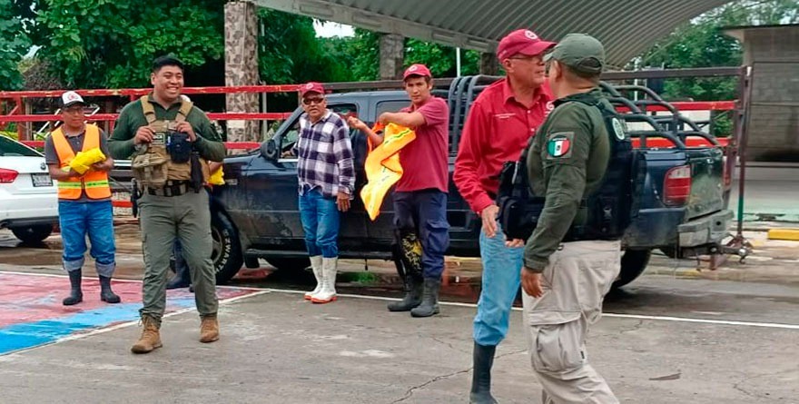 Guardia Civil Activa: Ayuda en Tanquián por Intensas Lluvias
