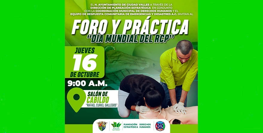 Aprende RCP y Haz la Diferencia, en Ciudad Valles