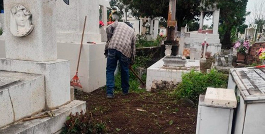 Listo el camposanto para el Día de Muertos