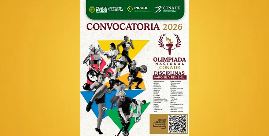Convocan a deportistas en Villa de Pozos