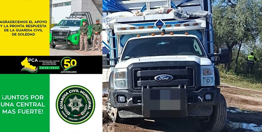 Policía de Soledad recuperan vehículo robado