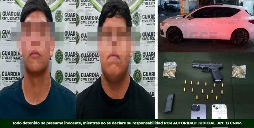 El Jordi y Saúl frenan en seco tras caer con droga y arma en el asiento