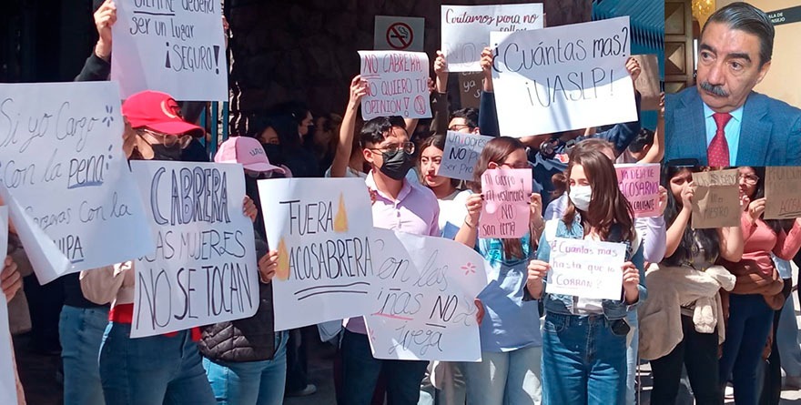 EXHIBEN A NIVEL NACIONAL PRESUNTA COMPLICIDAD DE RECTOR DE LA UASLP EN ACOSO SEXUAL