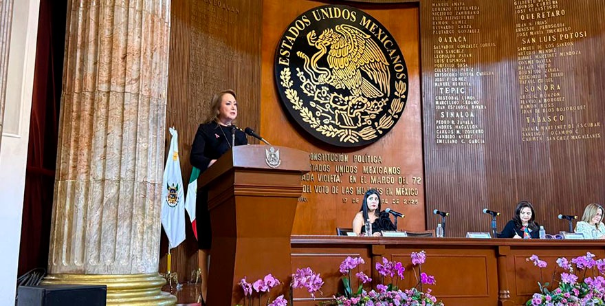 LA MUJER SIGUE AVANZANDO POR LA IGUALDAD: YASMÍN ESQUIVEL