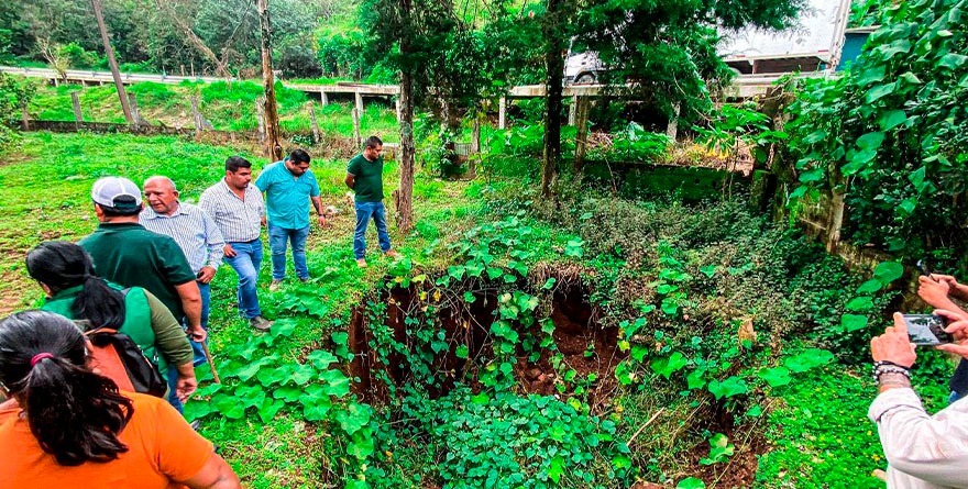 Primaria en Xilitla tiene daño severo