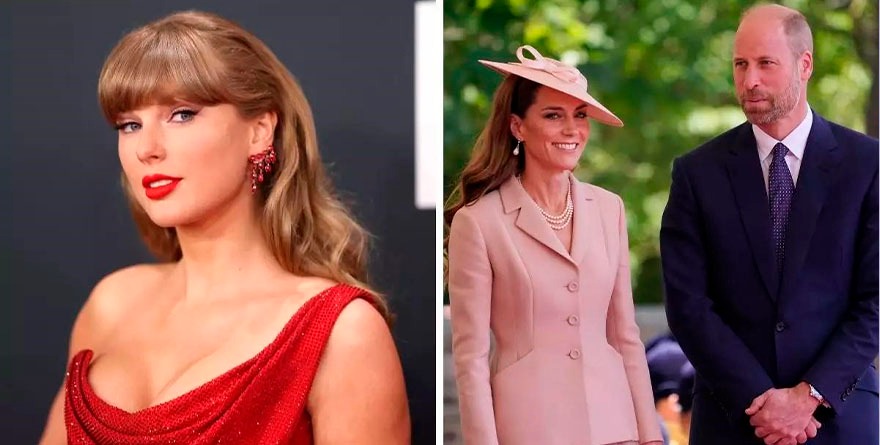 La realeza en la boda de Taylor Swift
