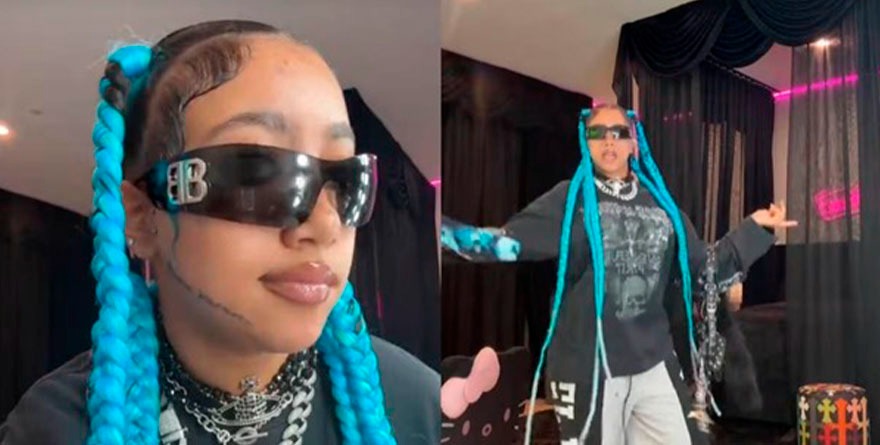 La hija de Kim Kardashian apuesta por lo radical