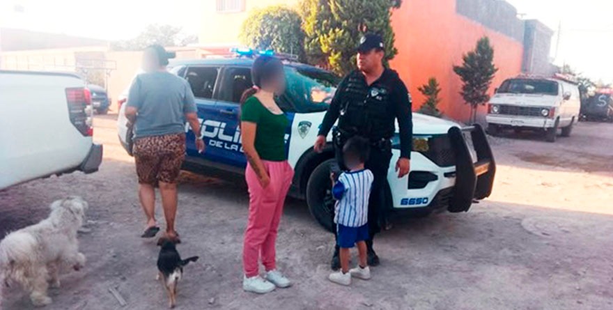 Entregan sano y salvo a niño perdido