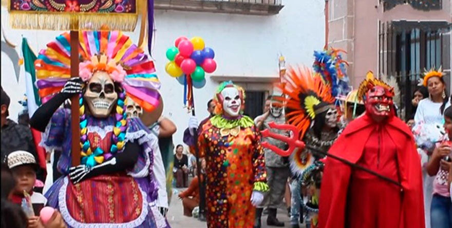 Celebran el Primer Concurso de Comparsas en Mexquitic