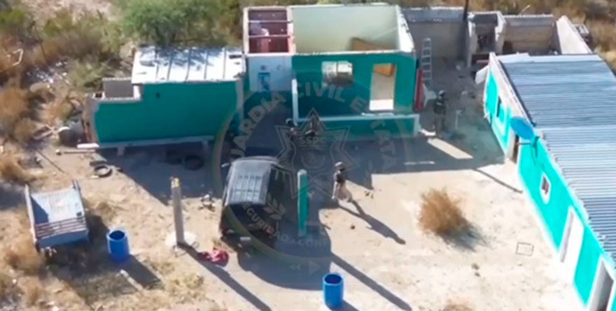 Revientan narco-escuela en Cedral