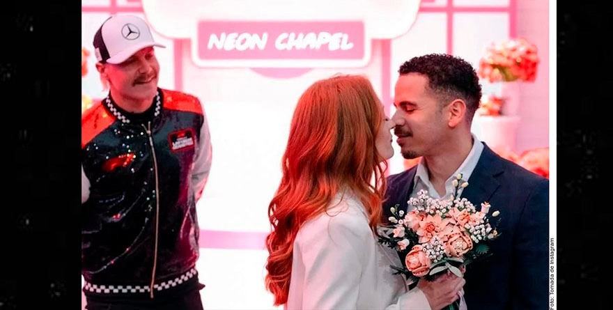 Bottas ‘casa’ a pareja en Las Vegas