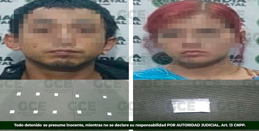 CAPTURAN PAREJA PELIGROSA CON HISTORIAL DELICTIVO