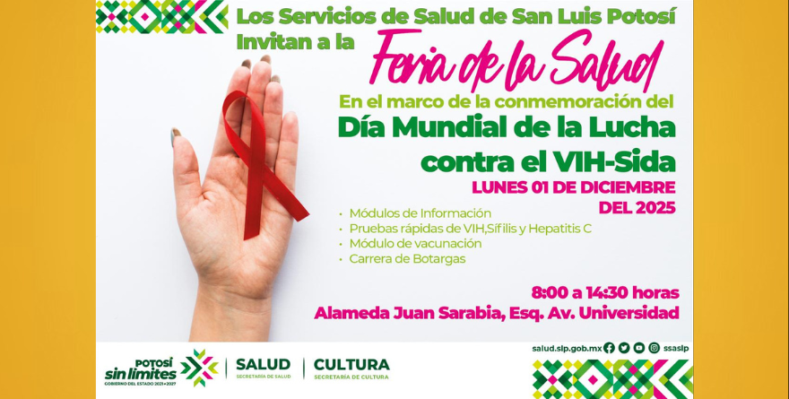FORTALECEN PREVENCIÓN DEL VIH EN SAN LUIS POTOSÍ